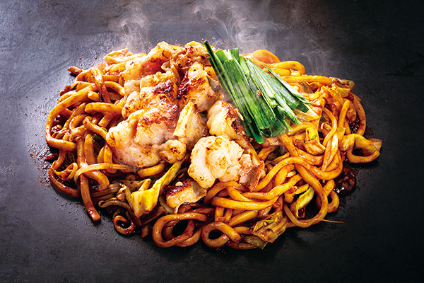 ダブルホルモン焼うどん