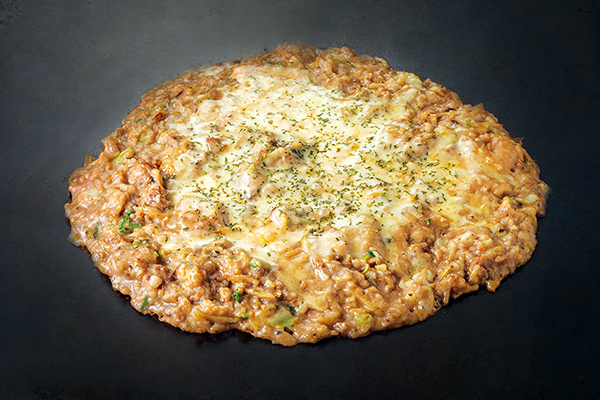 豚もちチーズもんじゃ